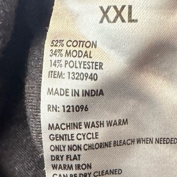 English Laundry XXL Performance 1/4 Zip Top in Pacific Blue - Picture 5 of 8